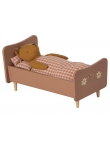 Drevená posteľ pre medvedíka mama - Ružová   