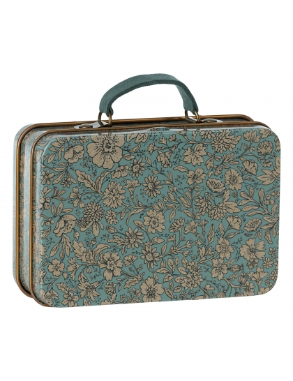Kovový kufrík - Blossom - Modrý   